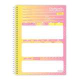 Caderno Universitário Capa Dura Fruit-tella 10 Matérias Credeal