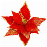 Anúncio Flor De Natal Artificial Decoração Para Árvore E Ornamentos