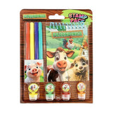 Kit Infantil De Colorir Stamp Pack Stitch, Unicórnio E Fazendinha