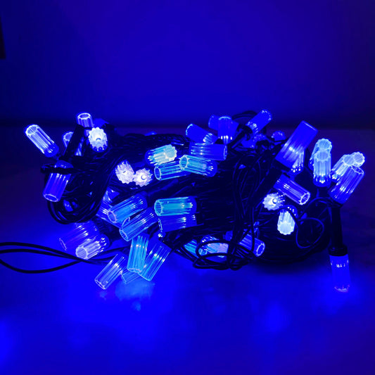 Pisca-pisca 100L Led Azul 8 Funções 10m 127V