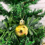 Bola Natal Nº3 Dourada Com 15