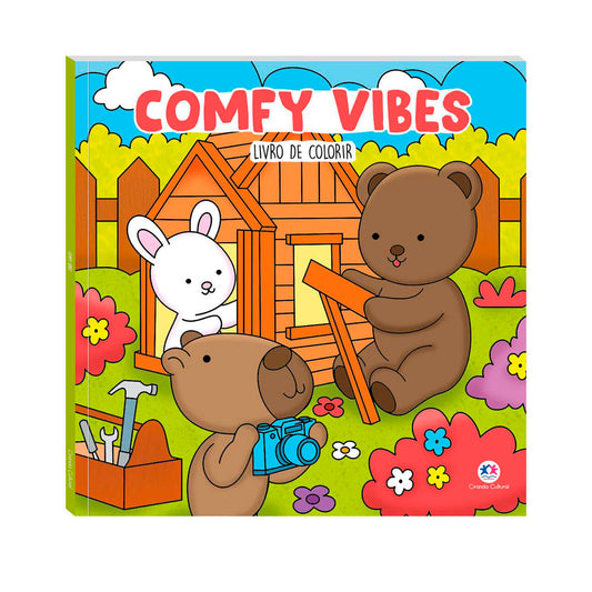 Livro de Colorir Cozy e Comfy Vibes