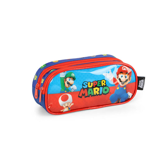 Estojo Duplo Infantil Super Mario Original Luxcel