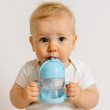 Copo De Transição Infantil Com Alças E Canudo De Silicone 250ml