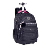 Mochila Escolar De Rodinha Rebecca Bonbon Stars Original Clio