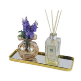 Bandeja Decorativa Espelhada para Jóias Lavabo Decoração Casa Multiuso R$18,99 - R$46,99