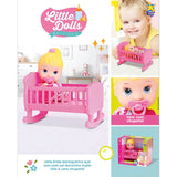 Boneca Little Dolls Bercinho E Chupetinha