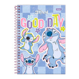 Caderno Universitário Capa Dura Stitch 1 Matéria Foroni