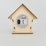 Enfeite De Natal Casinha Luminosa Papai Noel 7cm Decoração Casa