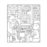 Livro De Colorir Comfy e Cozy Books