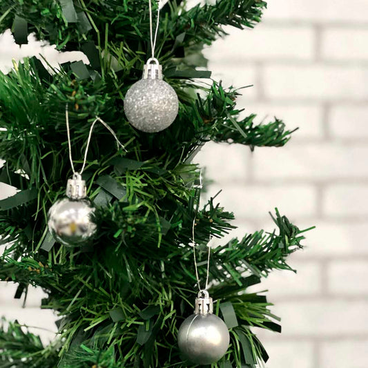 Bola Natal Nº3 Prata Com 15