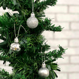 Bola Natal Nº3 Prata Com 15