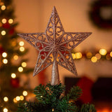 Anúncio Ponteira De Natal Estrela Enfeite Decoração de Árvore