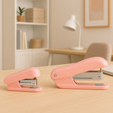 Kit Mini Grampeador Com Refil 200 Grampos Rosa ou Azul