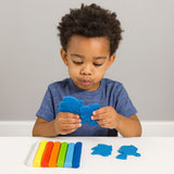 Massinha De Modelar Sonic 3 Moldes e 8 Cores Leo&Leo