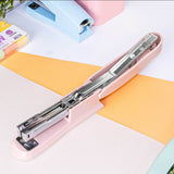 Kit Grampeador Médio Com Refil Pastel