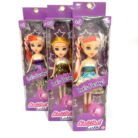 Boneca Fashion Linda Bell Festa