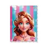 Caderno Brochura 1/4 Pequeno Princesas Princy 96 Folhas
