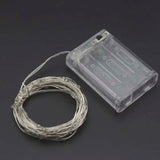 Fio De Fada Branco Quente 50 Leds Fixo Com 5 Metros