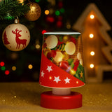 Mini Abajur De Natal Luminária Decoração