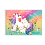 Caderno De Desenho Unicórnio 80 Folhas Tilibra