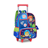 Kit Mochila Roda Gato Galactico Original Clio