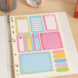 Kit Anote E Cole Funny Com 8 Blocos + 5 Marcadores De Páginas Yins Paper