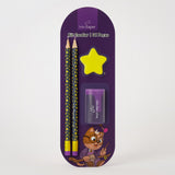 Kit Escolar Infantil Temático Papelaria Com 4 Peças Menina/Menino