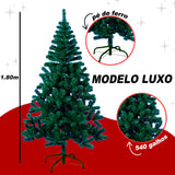 Árvore De Natal 1,80M Luxo