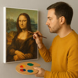 Anúncio Tela De Pintura Algodão Alta Qualidade Para Tinta Guache Óleo Acrílica Artesanato