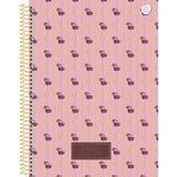 Caderno Grande Universitário Sweet Cherry Cereja Capa Dura 1 Matéria 80 Folhas Animativa