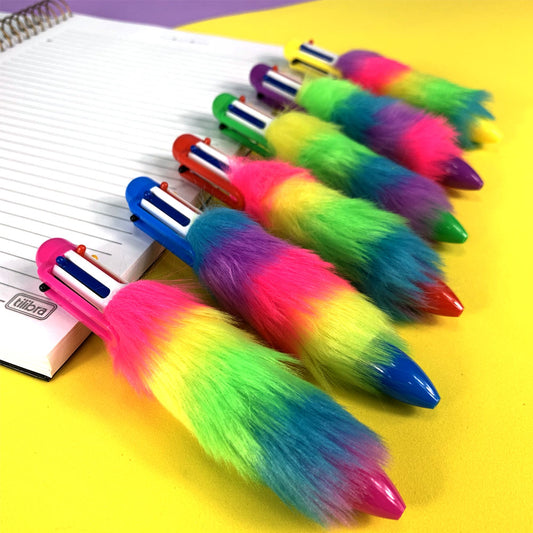 Caneta Pelúcia Color 6 Cores