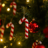 Enfeite De Natal Pendente Bengala Decoração Para Árvore