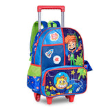 Mochila Roda Gato Galactico Original Clio