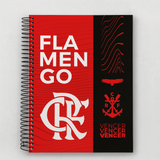 Caderno Universitário Grande Capa Dura Flamengo 10 Matérias
