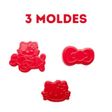 Massinha de Modelar Hello Kitty Com Moldes Leo&Leo