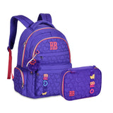 Kit Mochila Escolar + Estojo Box Rebecca Bonbon Soft Coração Original Clio