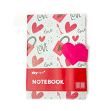 Caderno Pequeno Com Imã De Coração SkyPaper