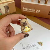 Capivara Fofa Borracha ou Apontador Divertido