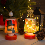 Mini Abajur De Natal Luminária Decoração