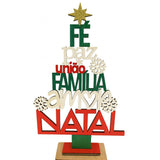 Enfeite Árvore de Natal Com Frases