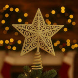 Anúncio Ponteira De Natal Estrela Enfeite Decoração de Árvore