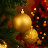 Anúncio Bola De Natal Clássica Glitter, Fosca, Lisa Pequena/Média/Grande