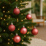 Bola Natal Nº5 Rosa Com 12