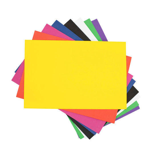 Kit Folha De EVA Lisa A4 Com 10 Cores Sortidas