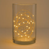 Fio De Fada Branco Quente 50 Leds Fixo Com 5 Metros