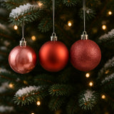 Anúncio Bola De Natal Clássica Glitter, Fosca, Lisa Pequena/Média/Grande