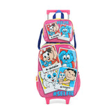 Kit Mochila Infantil Roda + Lancheira Turma Da Mônica Original Luxcel
