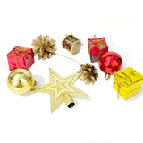 Kit Enfeites De Natal Sortidos Com Ponteira 13 Peças