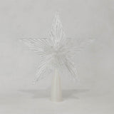 Estrela Ponteira LED Decoração Para Árvore de Natal